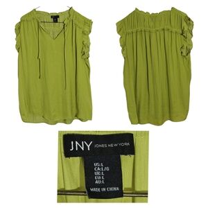 Jones New York Green Blouse